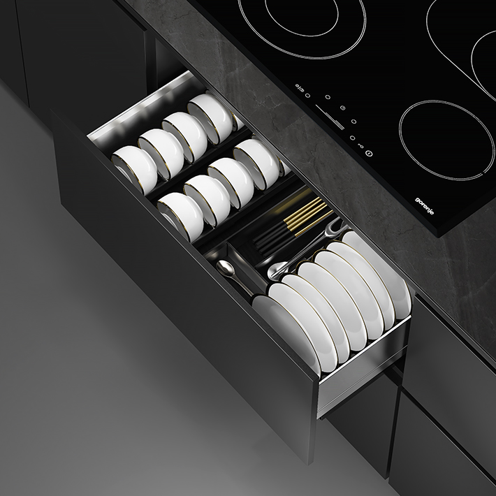 代诺拉-碗碟三边篮