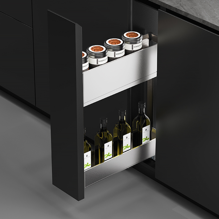 代诺拉-150柜双层调味篮