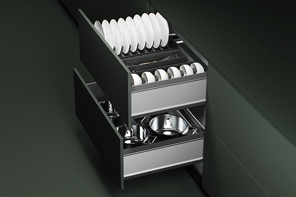 多功能拉篮设计，打造强大收纳空间